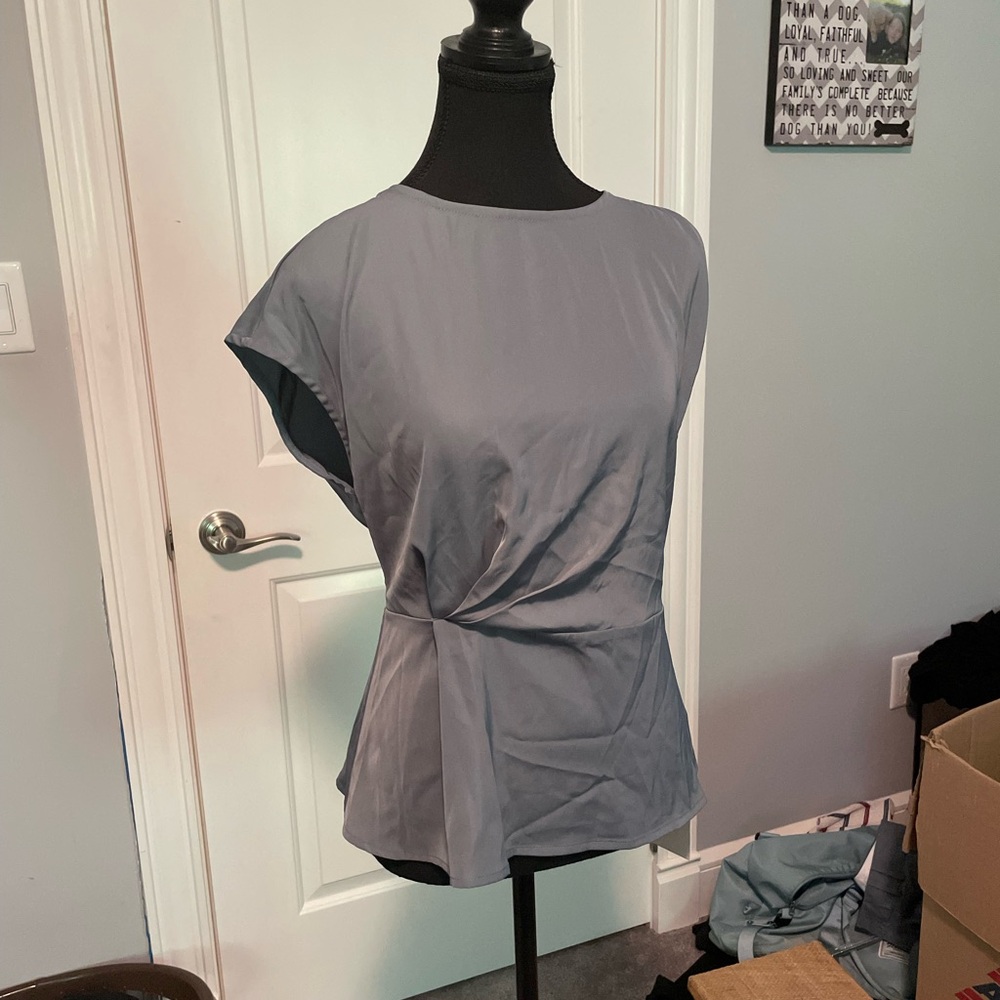 MOTF Slate Blue Women's Blouse